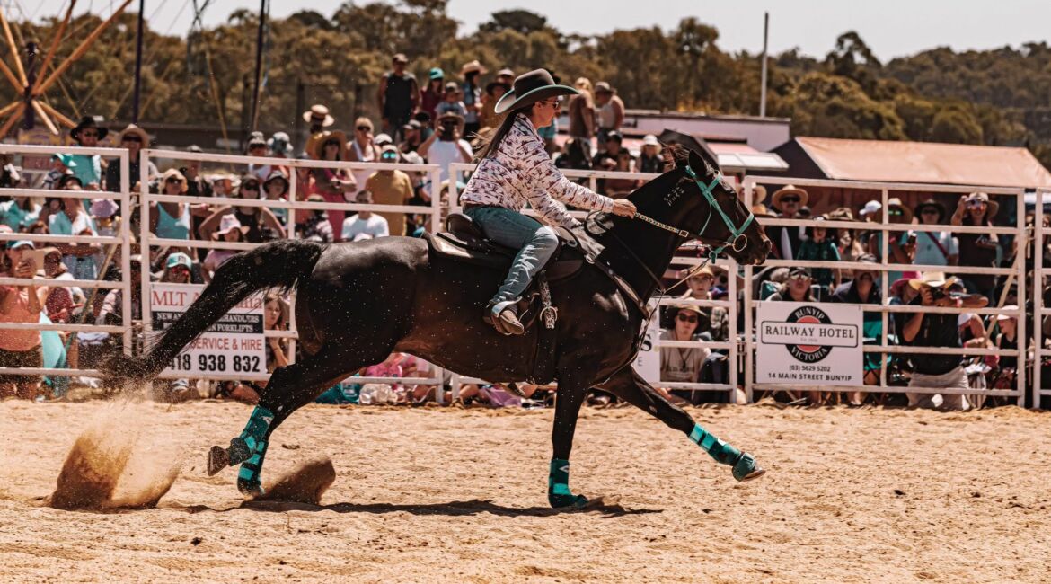 Kylee Paull and Whiskey Business @ Bunyip Rodeo Feb2023